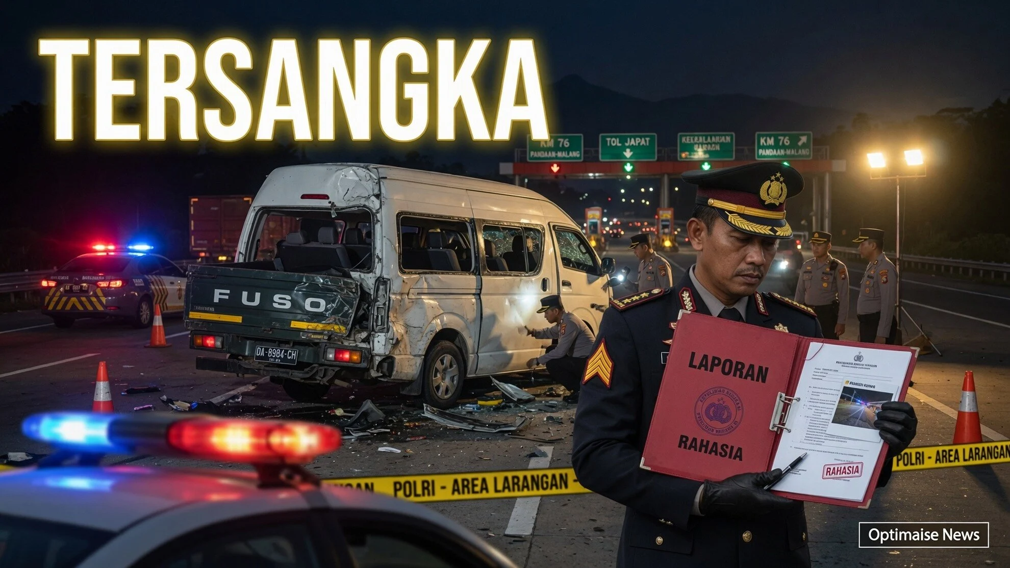 Belum Tersangka, 2 Sopir Laka 3 Tewas Tol Pandaan Dicek