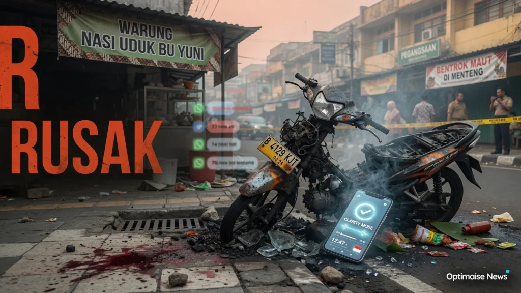 Bentrok Maut di Menteng: 1 Tewas Usai Gerobak Nasi Uduk Rusak