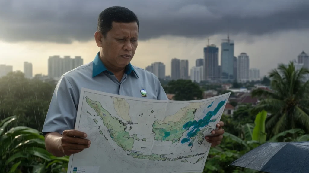 Peta Cuaca Kota Besar: Siapa Hujan, Siapa Berawan Tebal