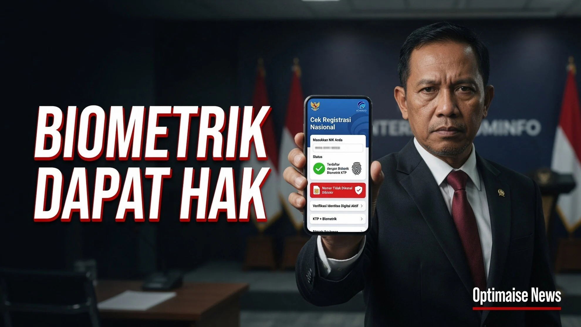 Biometrik Dapat Hak Blokir Nomor Gelap