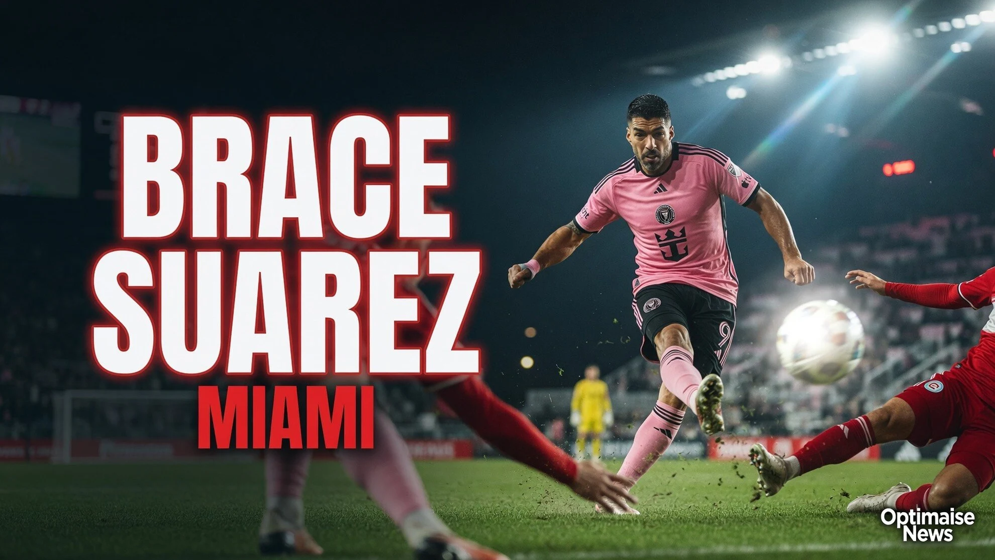 Brace Suarez dan Plambeck Bawa Miami Menang 3-2 atas Fire