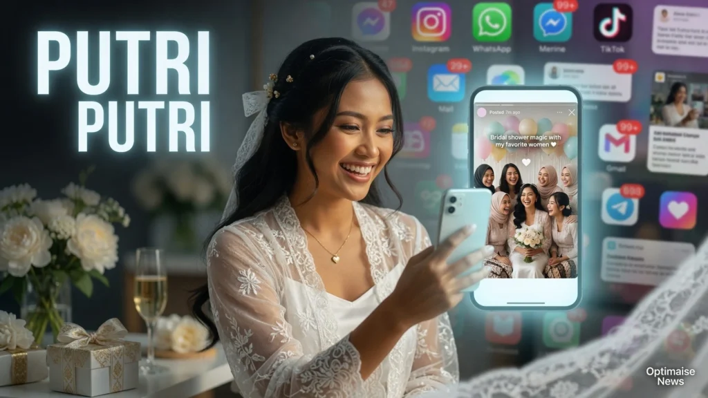 Bridal Shower Gisela Cindy: Gaun Putih Bak Putri