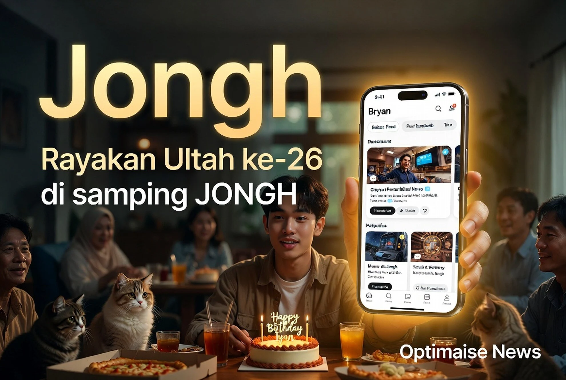 Bryan Domani Rayakan Ultah ke-26 Santai Bareng Mawar de Jongh &