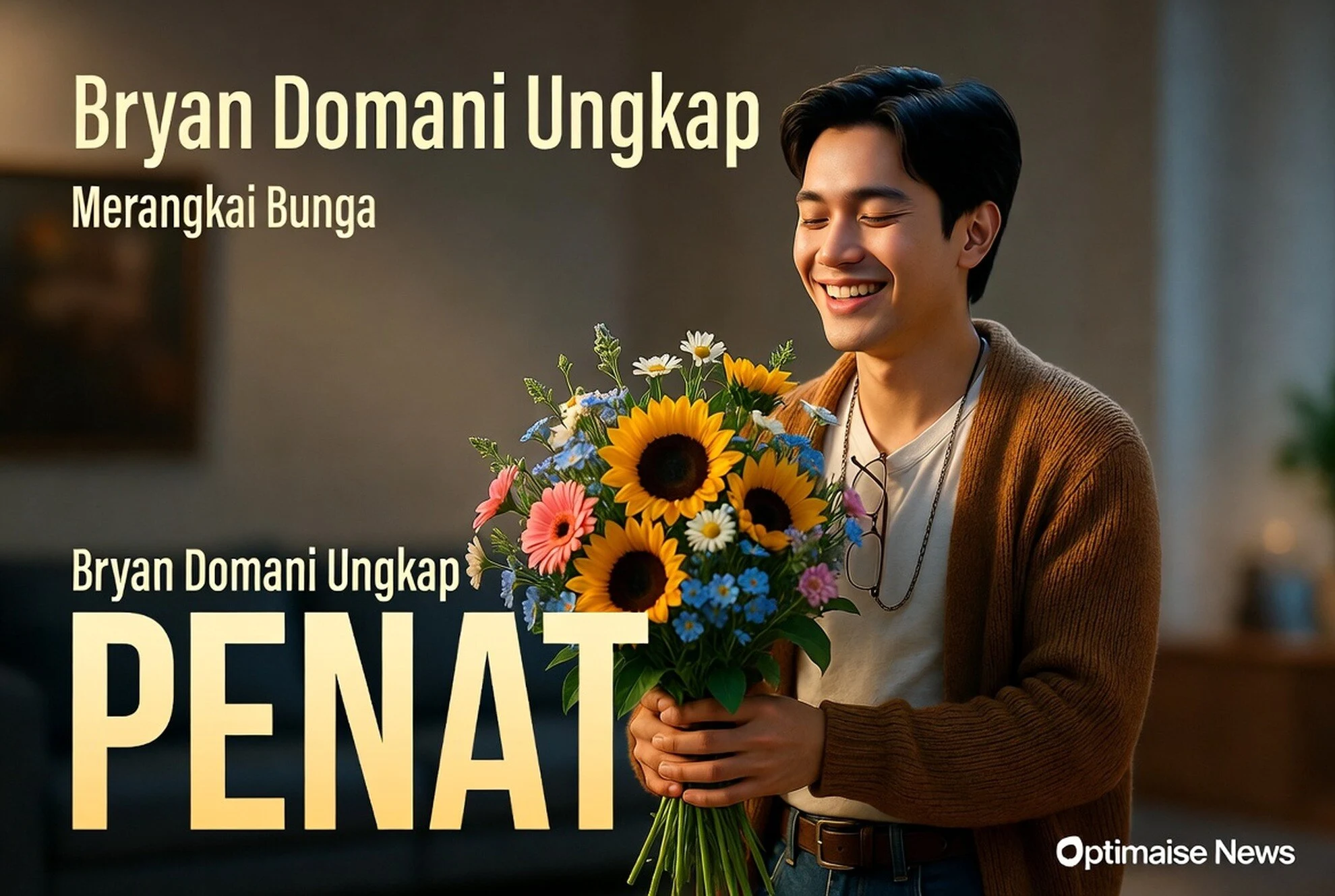 Bryan Domani Ungkap Merangkai Bunga Jadi Terapi Favorit Melepas Penat