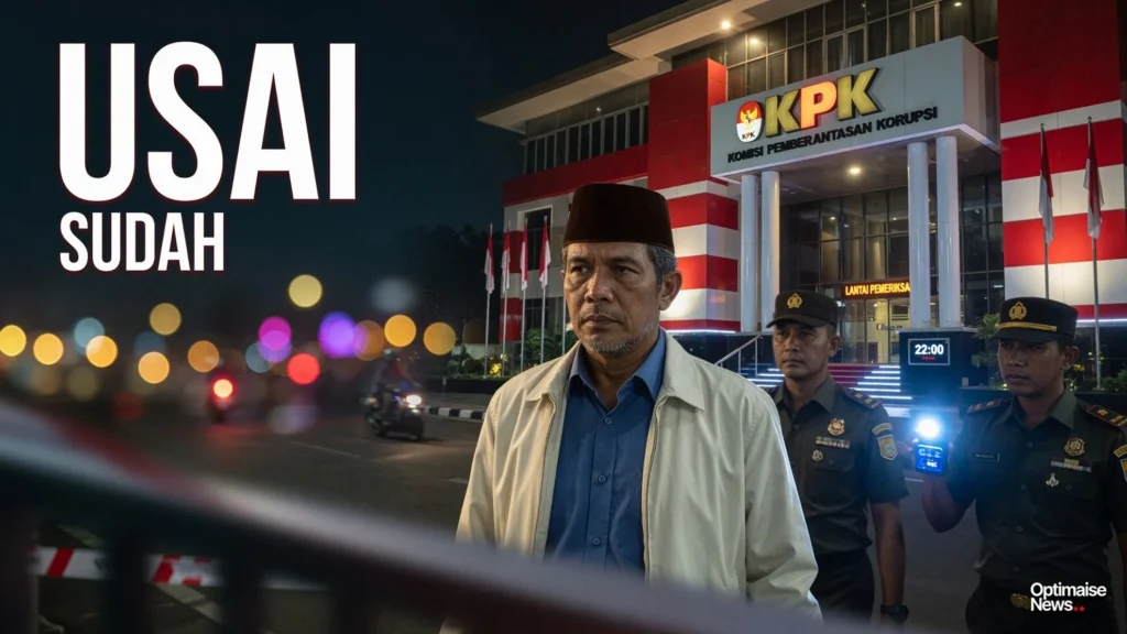 Bupati Lombok Barat Diam Digiring ke Lantai 2 KPK Usai OTT