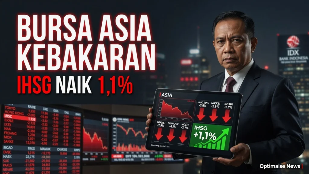 Bursa Asia Kebakaran, IHSG Dapat Untung? Naik 1,1%