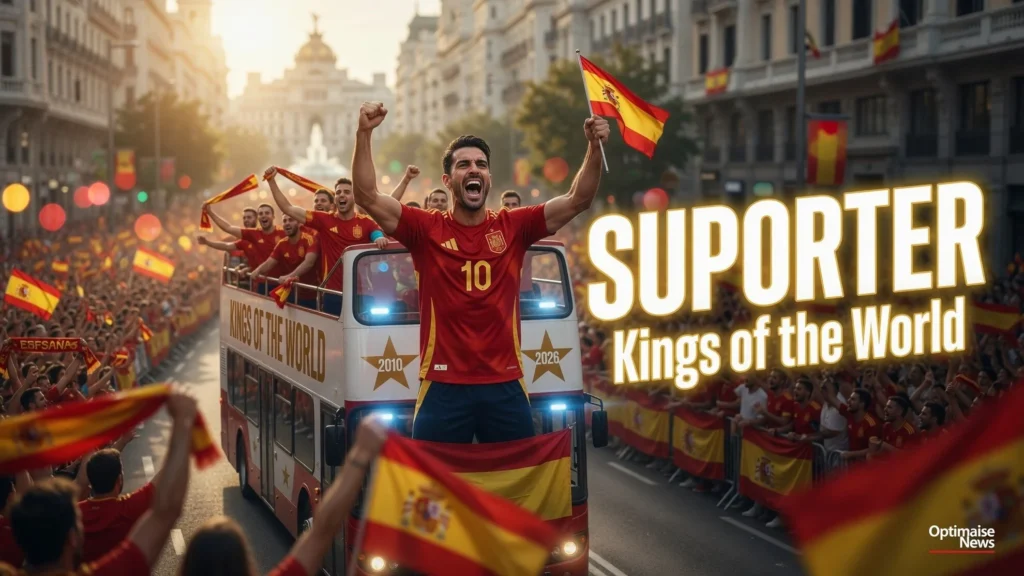 Bus Kings of the World Bawa Spanyol ke 2 Juta Suporter