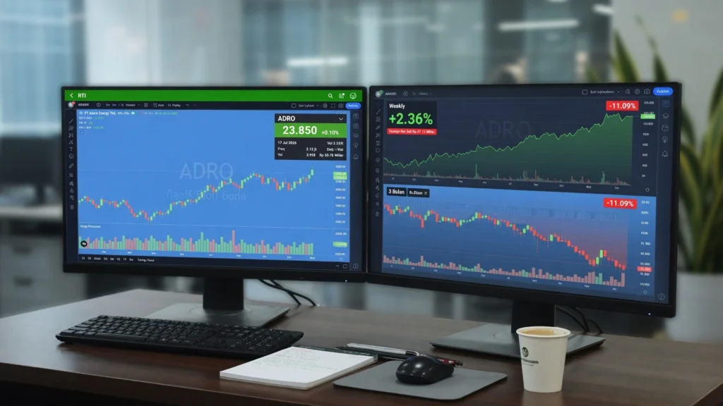 Kontras Penguatan Mingguan dengan Net Sell Asing