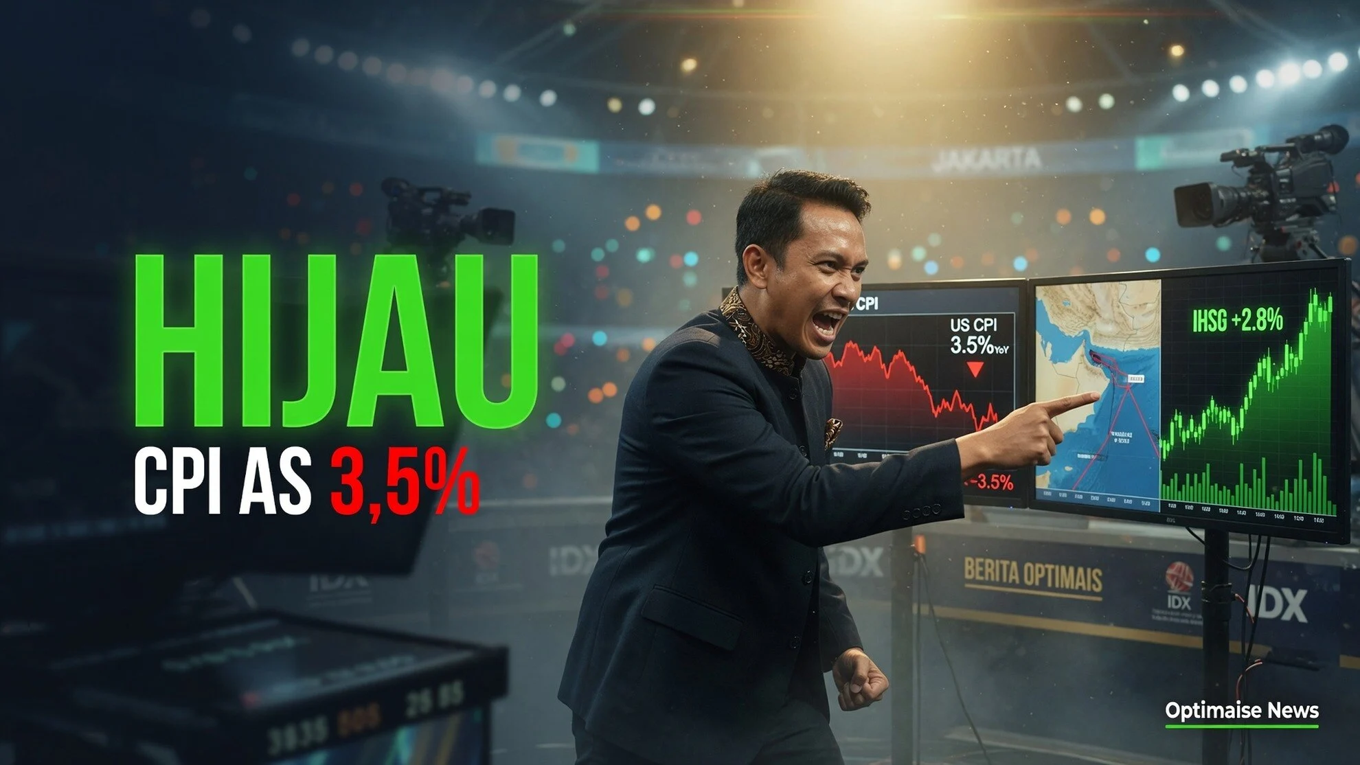 CPI AS 3,5% vs Selat Hormuz: IHSG Masih Hijau?