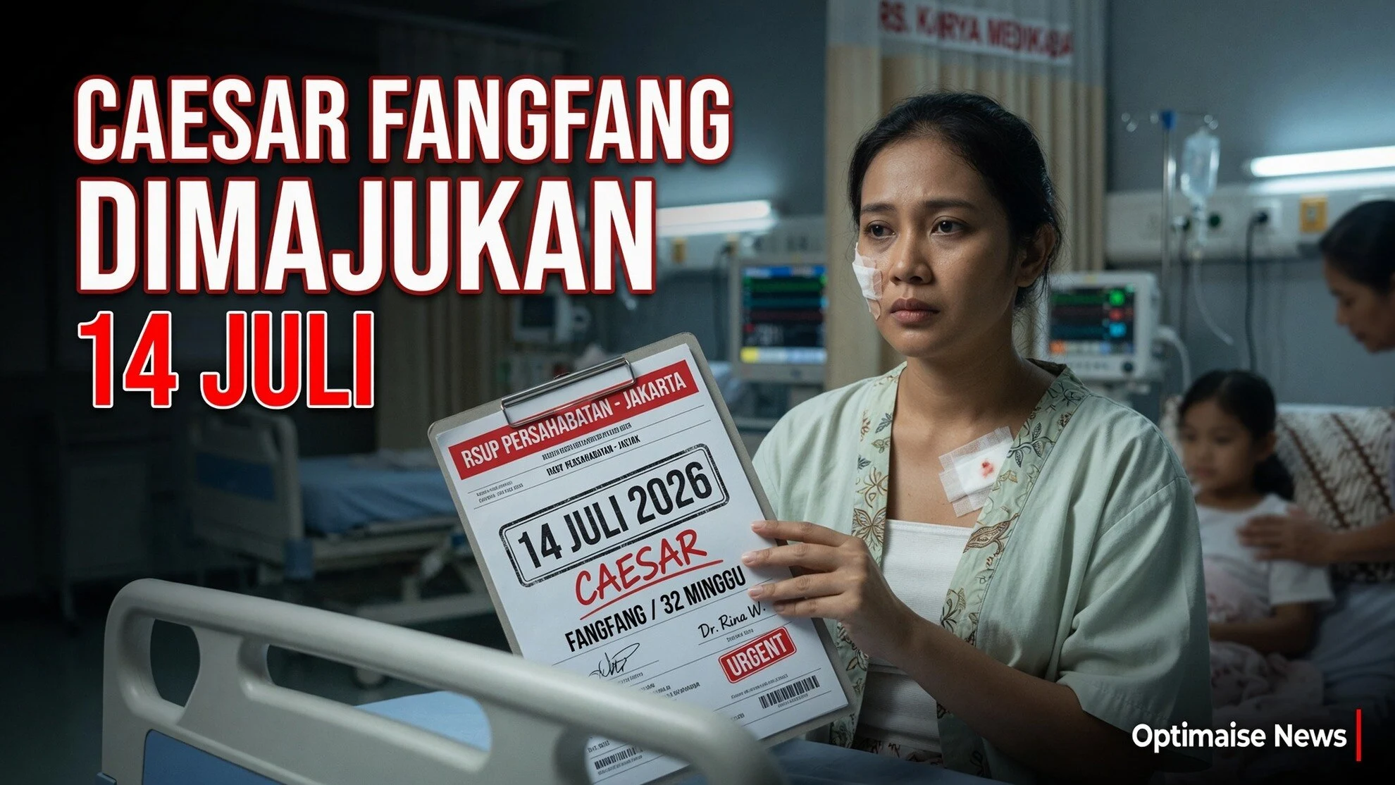Caesar Fangfang Dimajukan ke 14 Juli, Vicky Absen Total