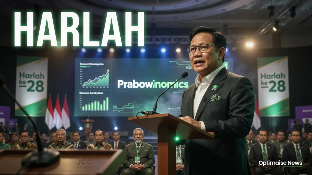 Cak Imin Apresiasi Prabowo Usung Prabowonomics Harlah PKB 28