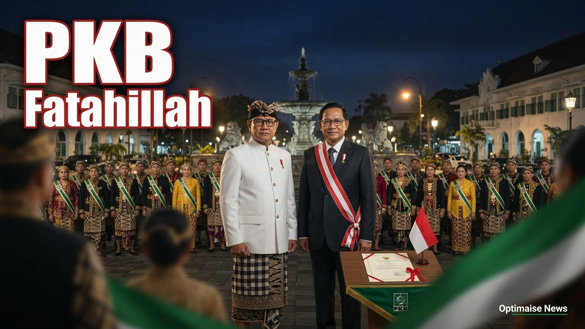 Cak Imin Lantik 19.675 Kader PKB di Kota Tua, Pramono Hadir