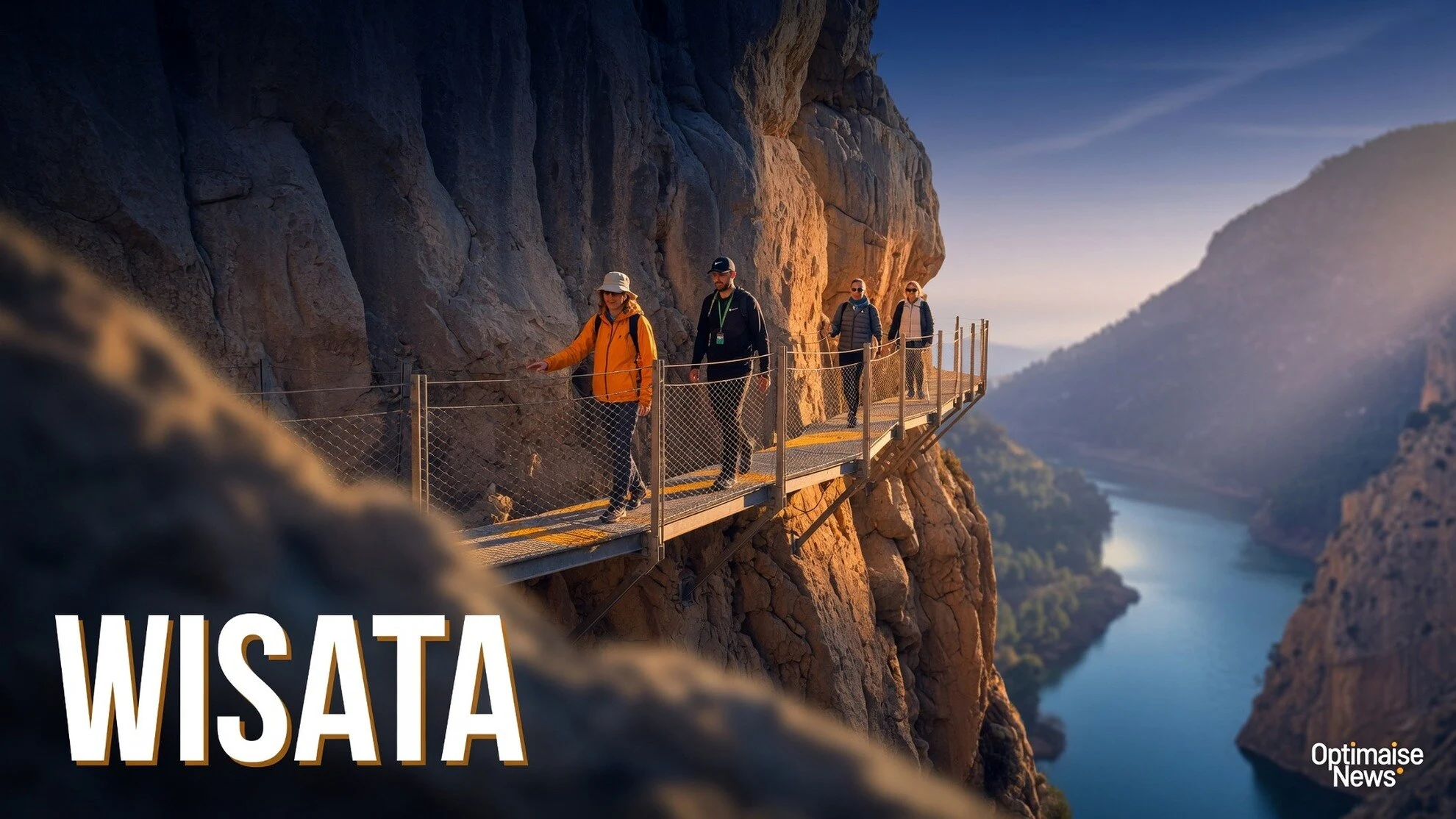 Caminito 100 m dan Freefall 4.000 m Pacu Wisata Petualangan di Spanyol