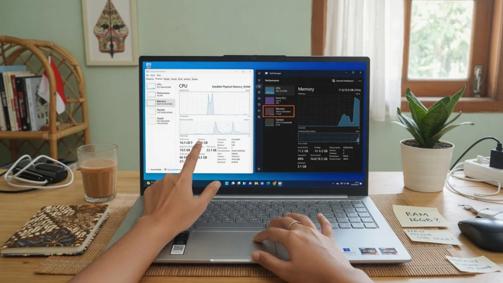 Komponen spesifikasi laptop yang paling menentukan produktivitas
