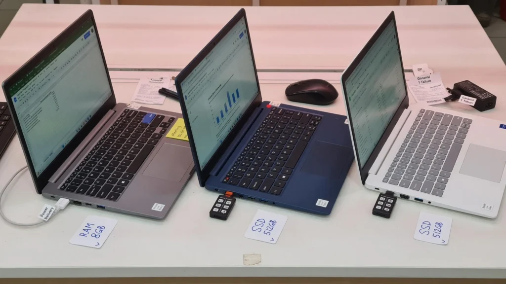 Contoh spek nyata di kelas laptop 3 jutaan