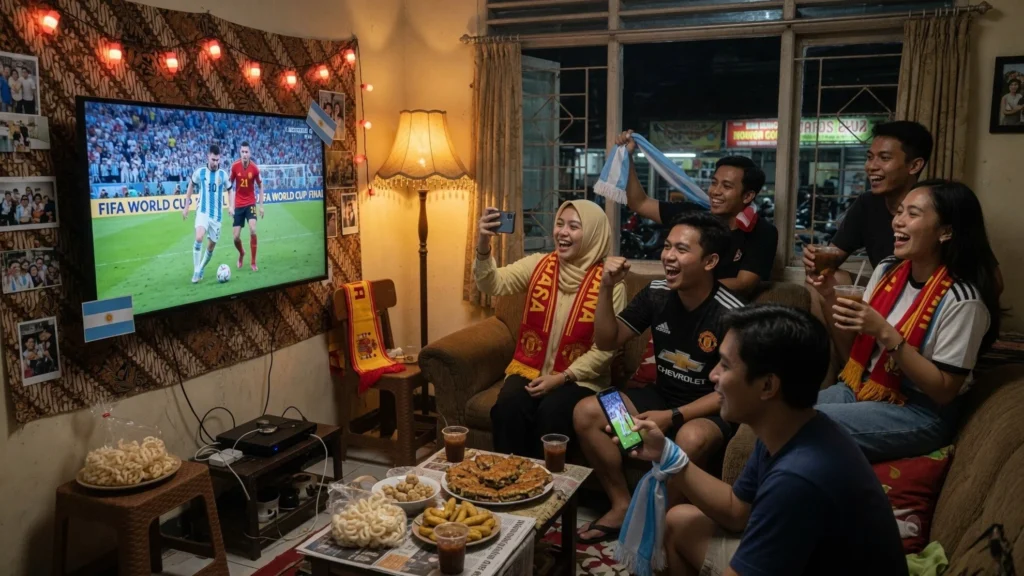 Nonton final piala lewat TVRI dan streaming HP