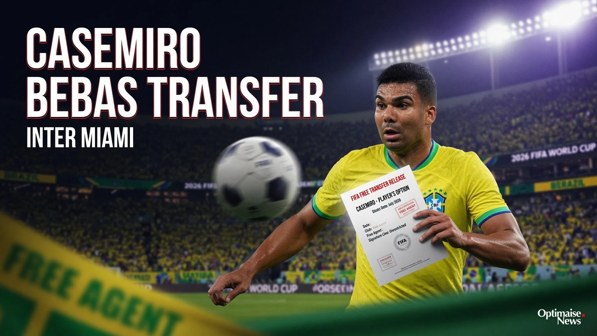 Casemiro Bebas Transfer ke Miami hingga Juni 2027