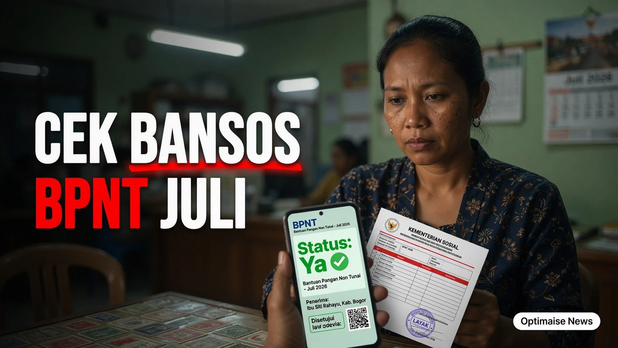 Cek Bansos BPNT Juli 2026: status Ya sebelum 20 Juli