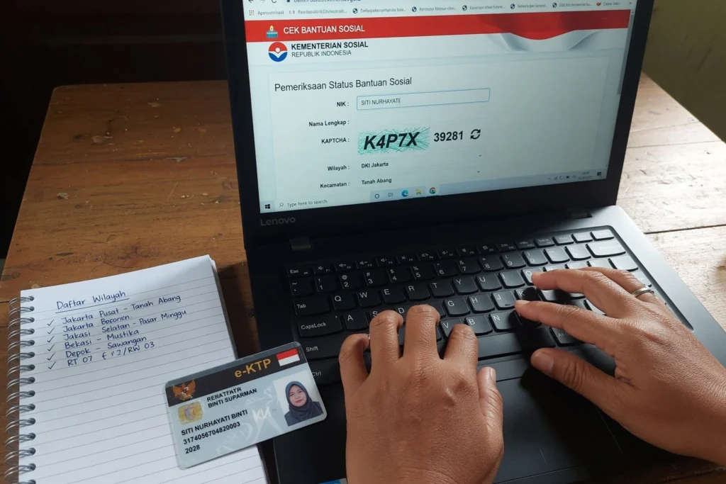Cara cek bansos lewat situs cekbansos.kemensos.go.id
