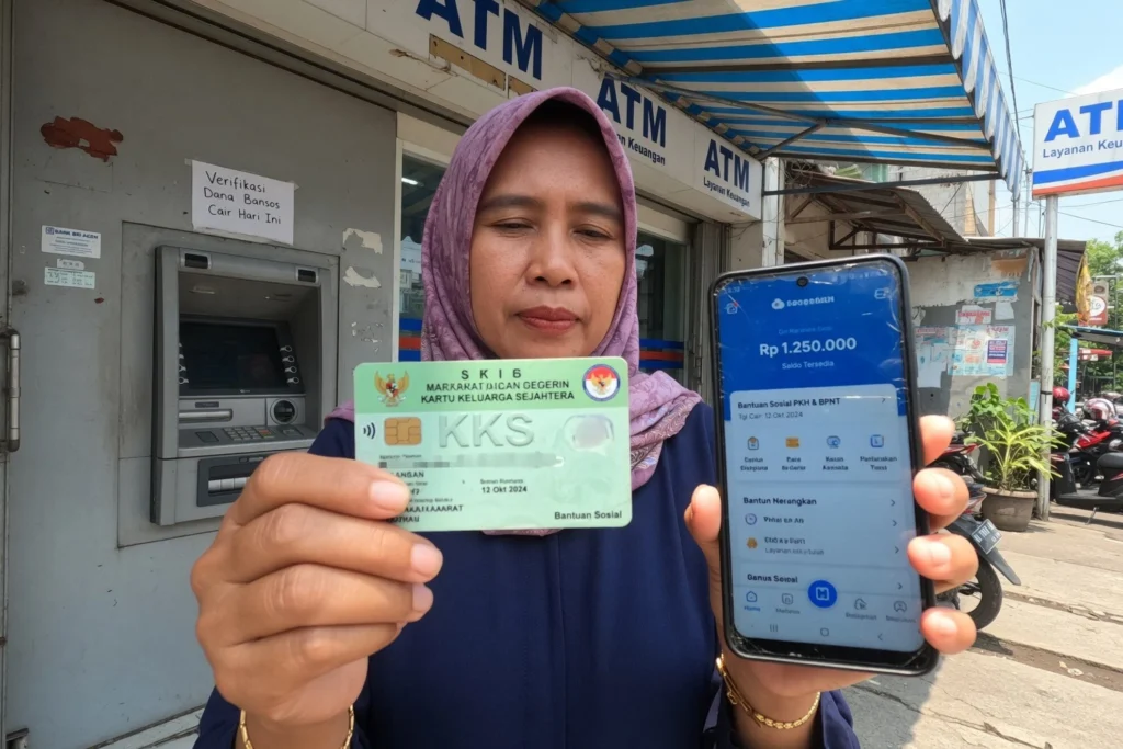 Cek bansos lewat aplikasi resmi