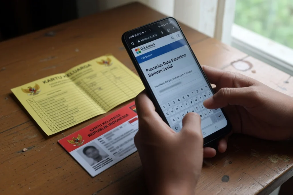 Portal cek bansos kemensos go id hanya status, bukan saldo