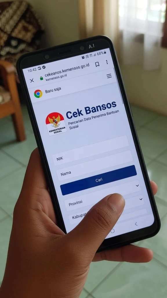 Cara cek bansos lewat situs cekbansos.kemensos.go.id