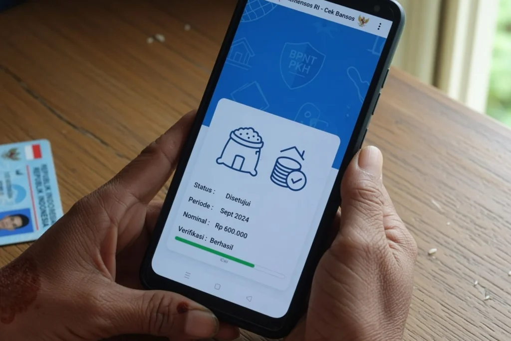 Langkah cek bansos lewat aplikasi resmi