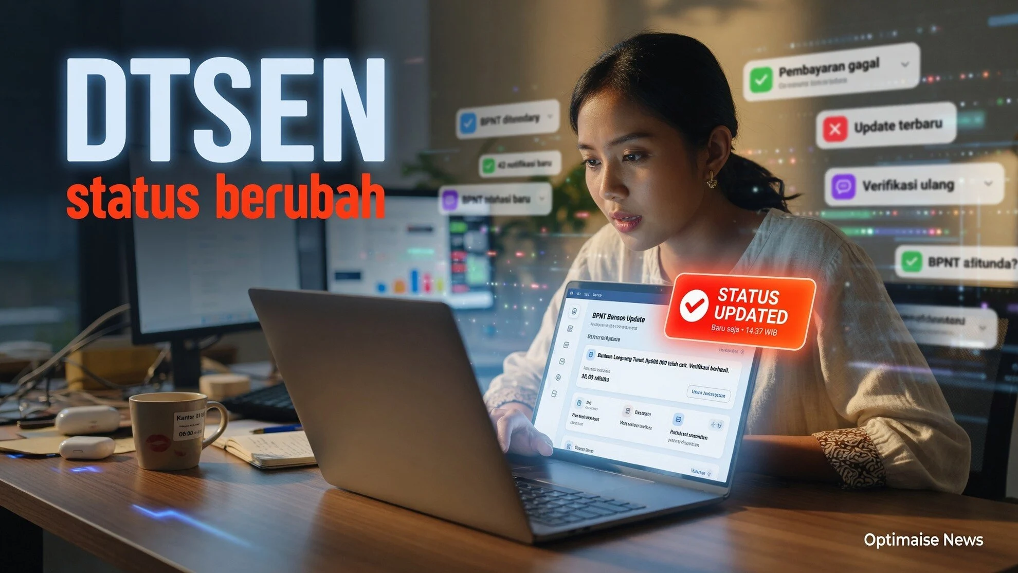 Cek Bansos BPNT: status berubah usai DTSEN BPS