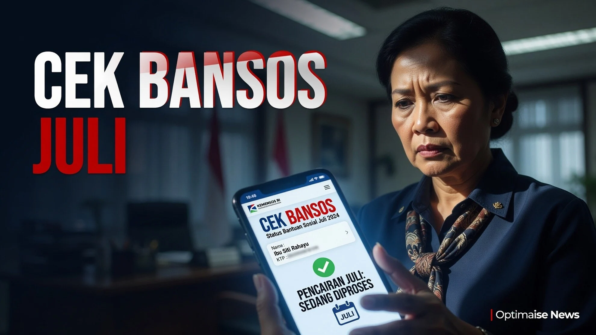 Cek Bansos resmi Juli lewat situs & aplikasi HP