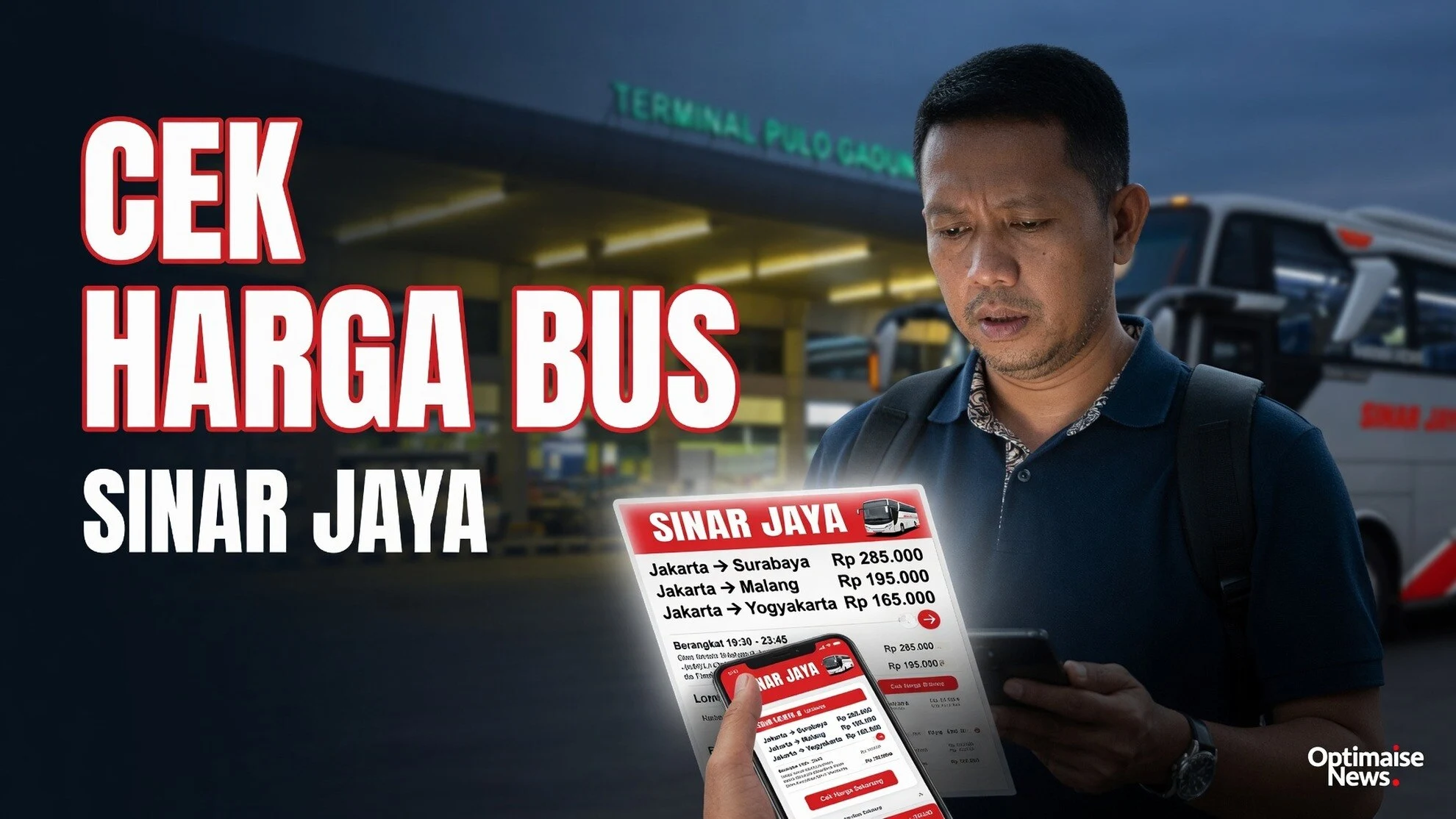 Cek Harga Bus Sinar Jaya Online Tanpa ke Terminal