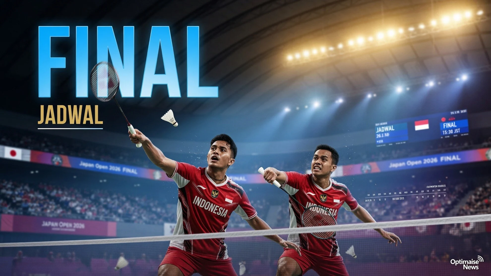 Cek Jadwal Final Japan Open 2026: Fajar/Fikri vs Kim/Seo