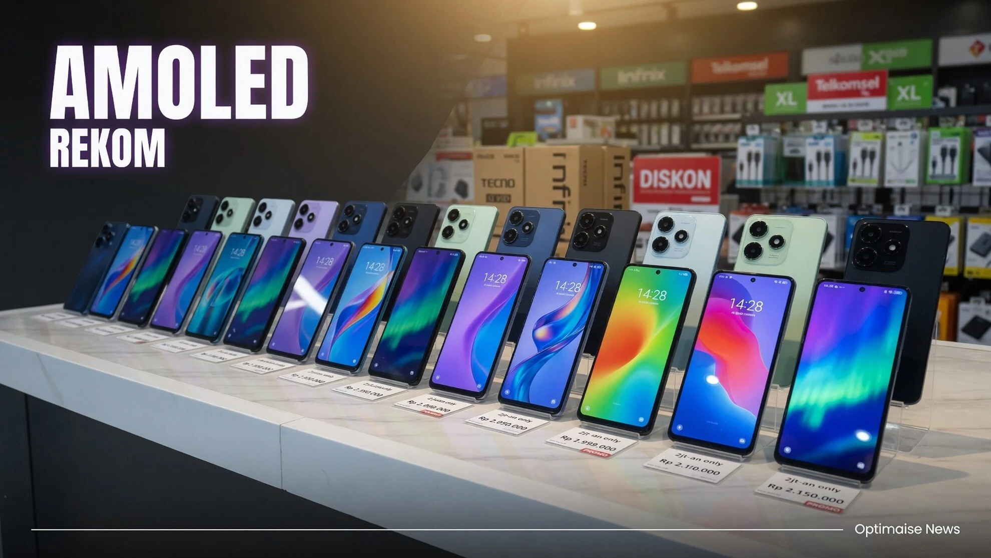 Cek Spesifikasi HP: 15 HP Rekomendasi 2 Jutaan 2025: AMOLED