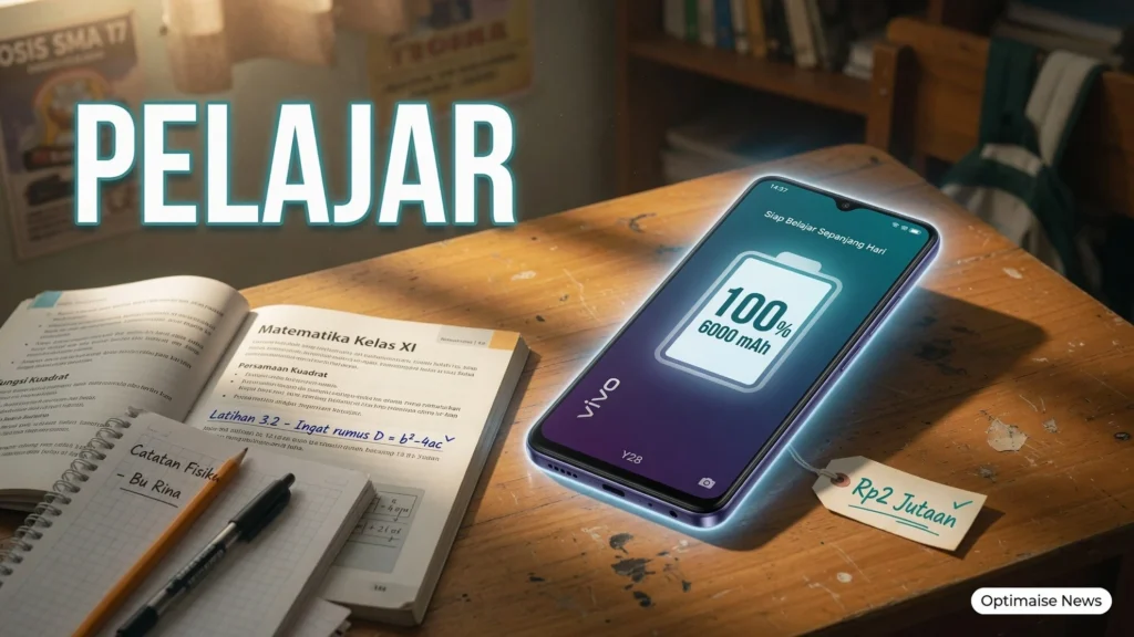 3 Vivo Y Series Baterai 6000 mAh Mulai Rp2,3 Juta Cocok Pelajar