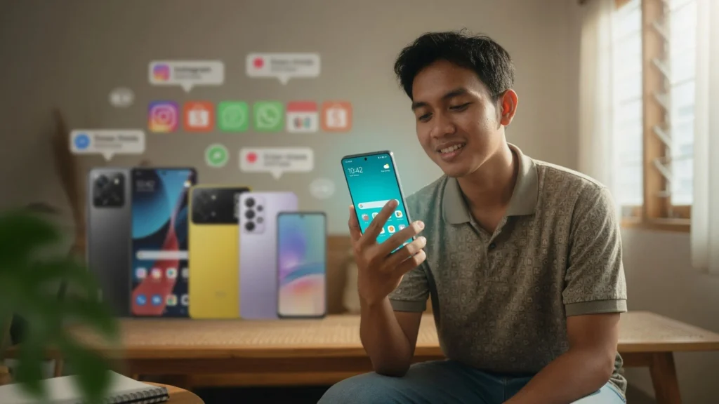 Opsi Unggulan untuk Layar Besar, Charging Cepat, dan Sensor Kamera