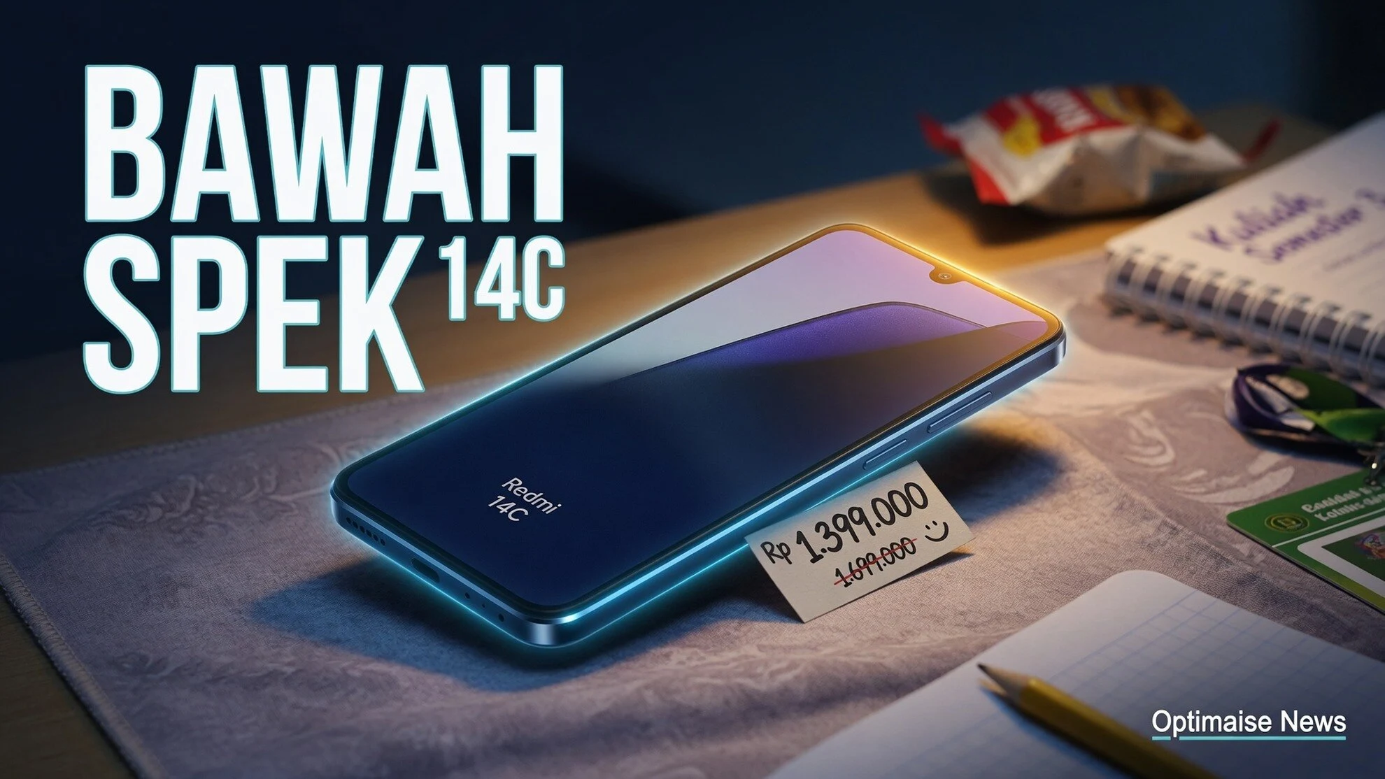 Cek Spesifikasi HP Redmi 14C Pimpin 7 HP Entry di Bawah
