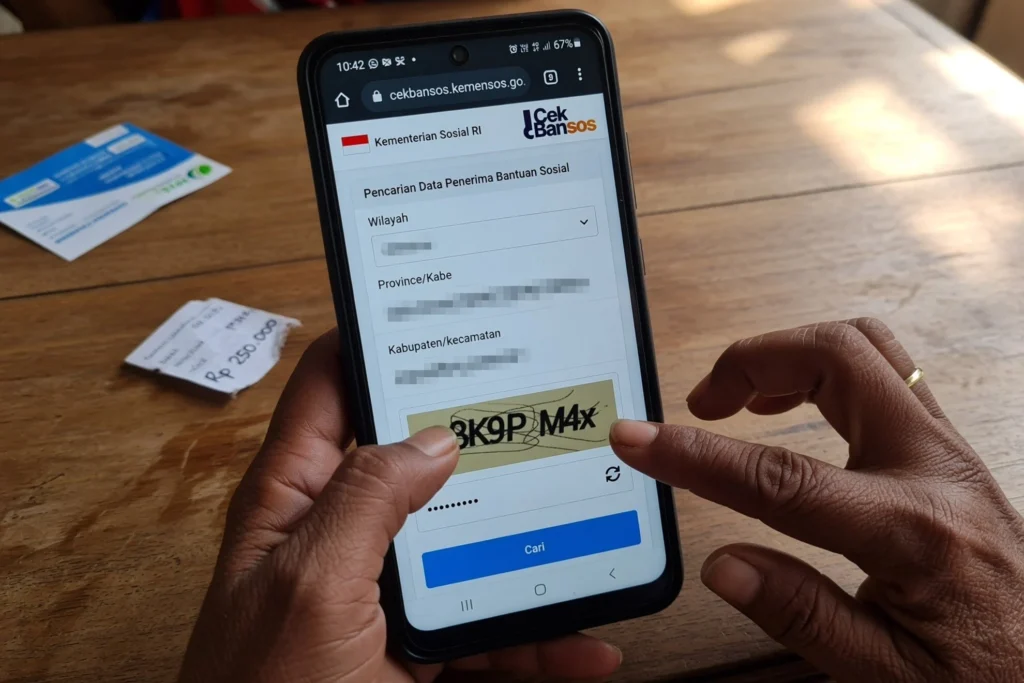 Cek bansos lewat situs cekbansos.kemensos.go.id