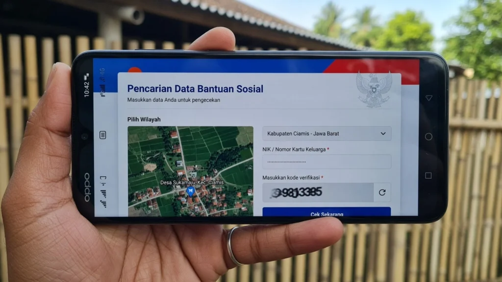 Langkah cek bansos kemensos go id tanpa unduh aplikasi
