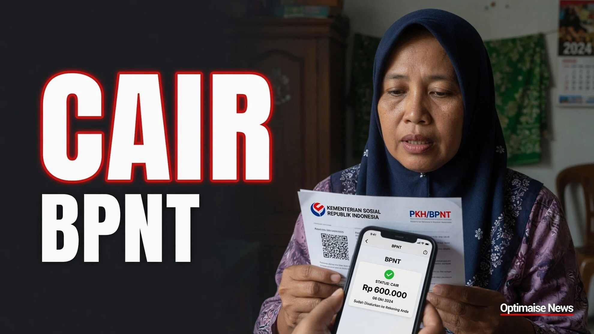 Cek bansos BPNT Rp 600.000: bedakan status dan cair