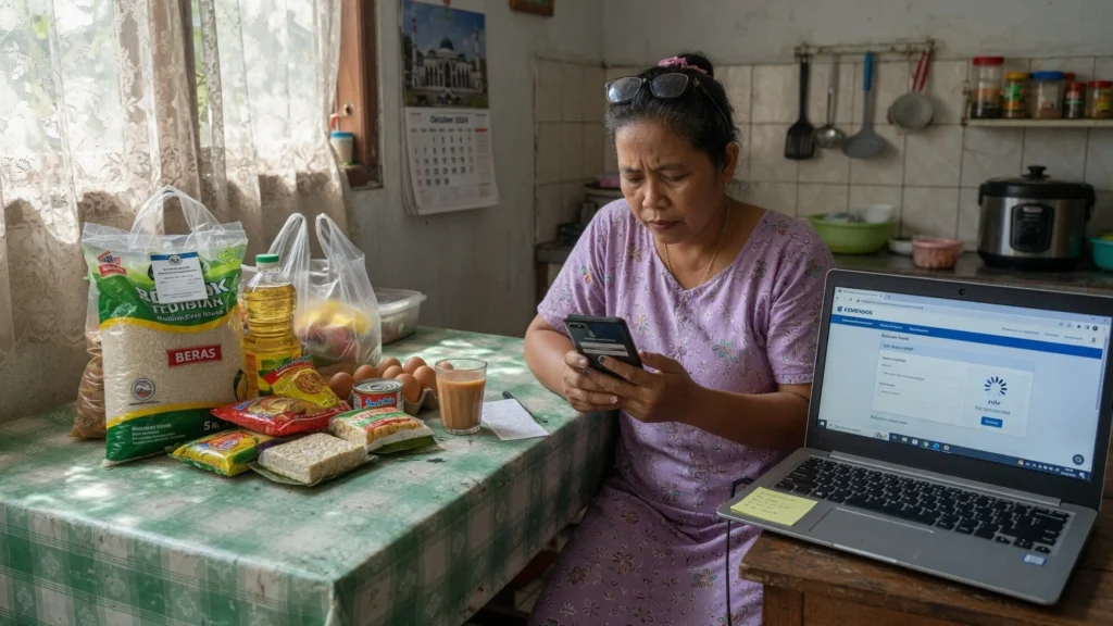 Cek lewat aplikasi Cek Bansos Kemensos