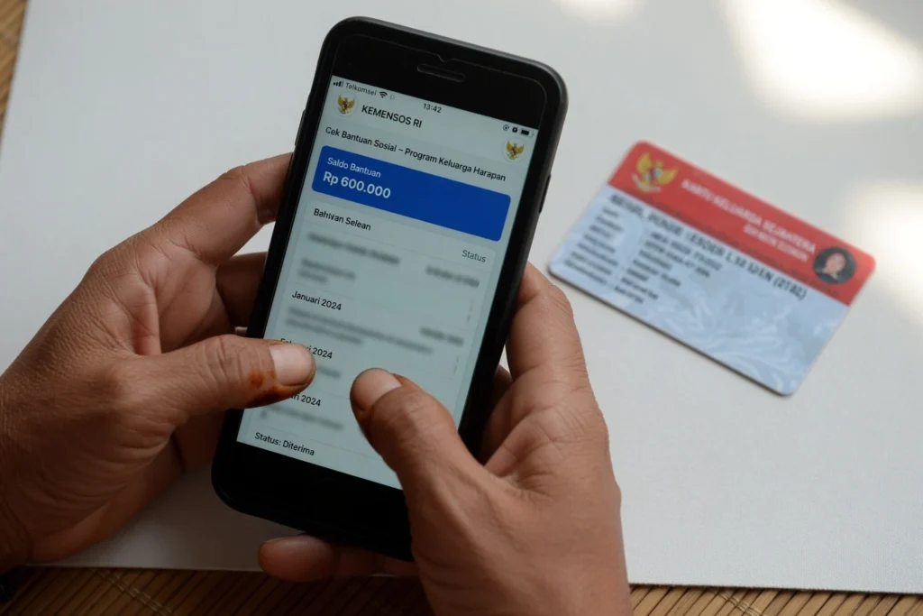Langkah cek bansos lewat cek bansos kemensos go id