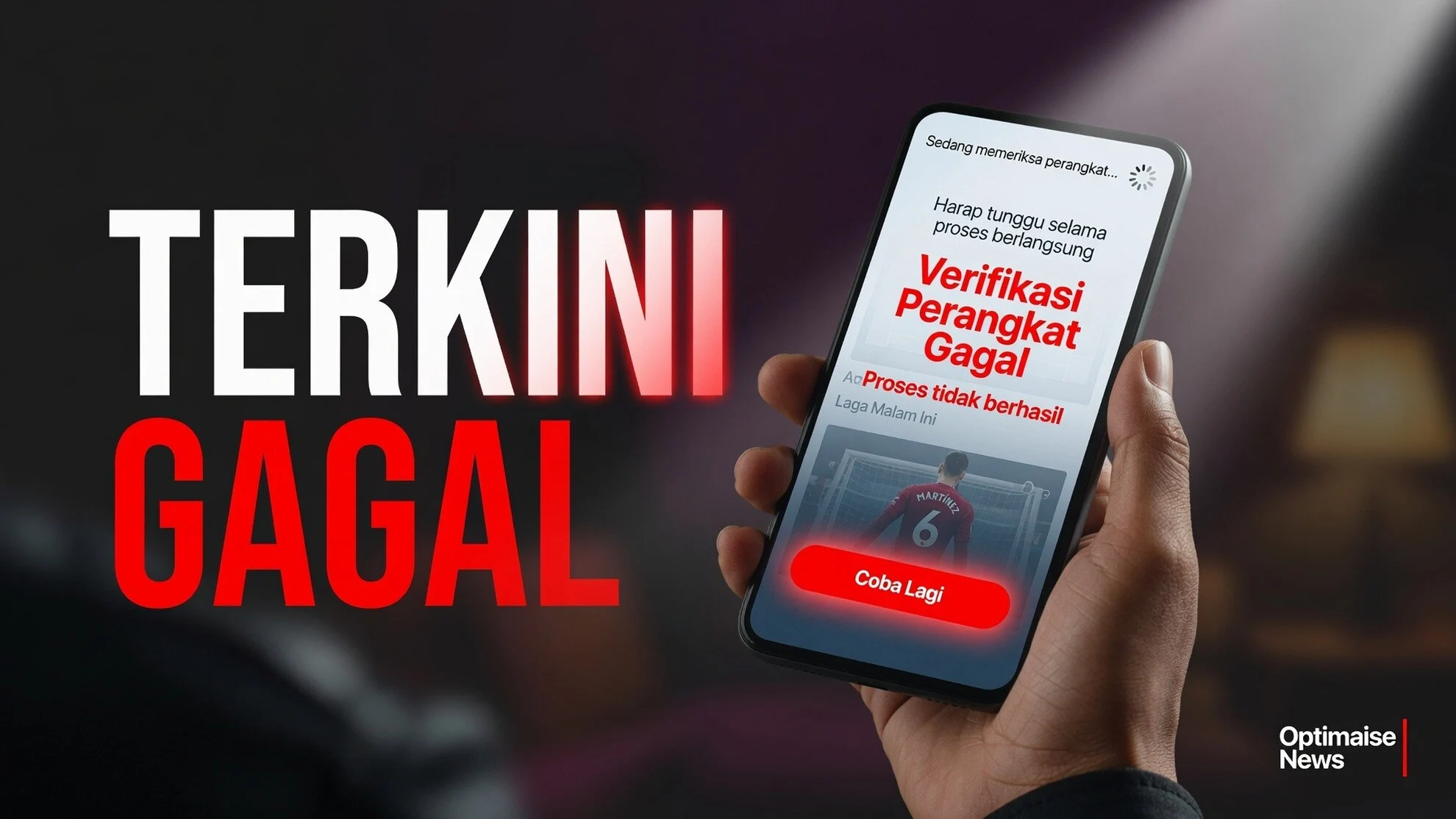 Cek lisandro martínez Verifikasi Gagal Hambat Update Terkini