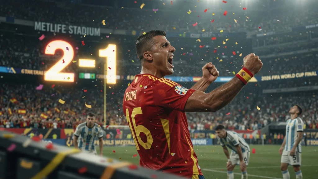 Sarung tangan dan bintang muda Spanyol melengkapi pesta juara