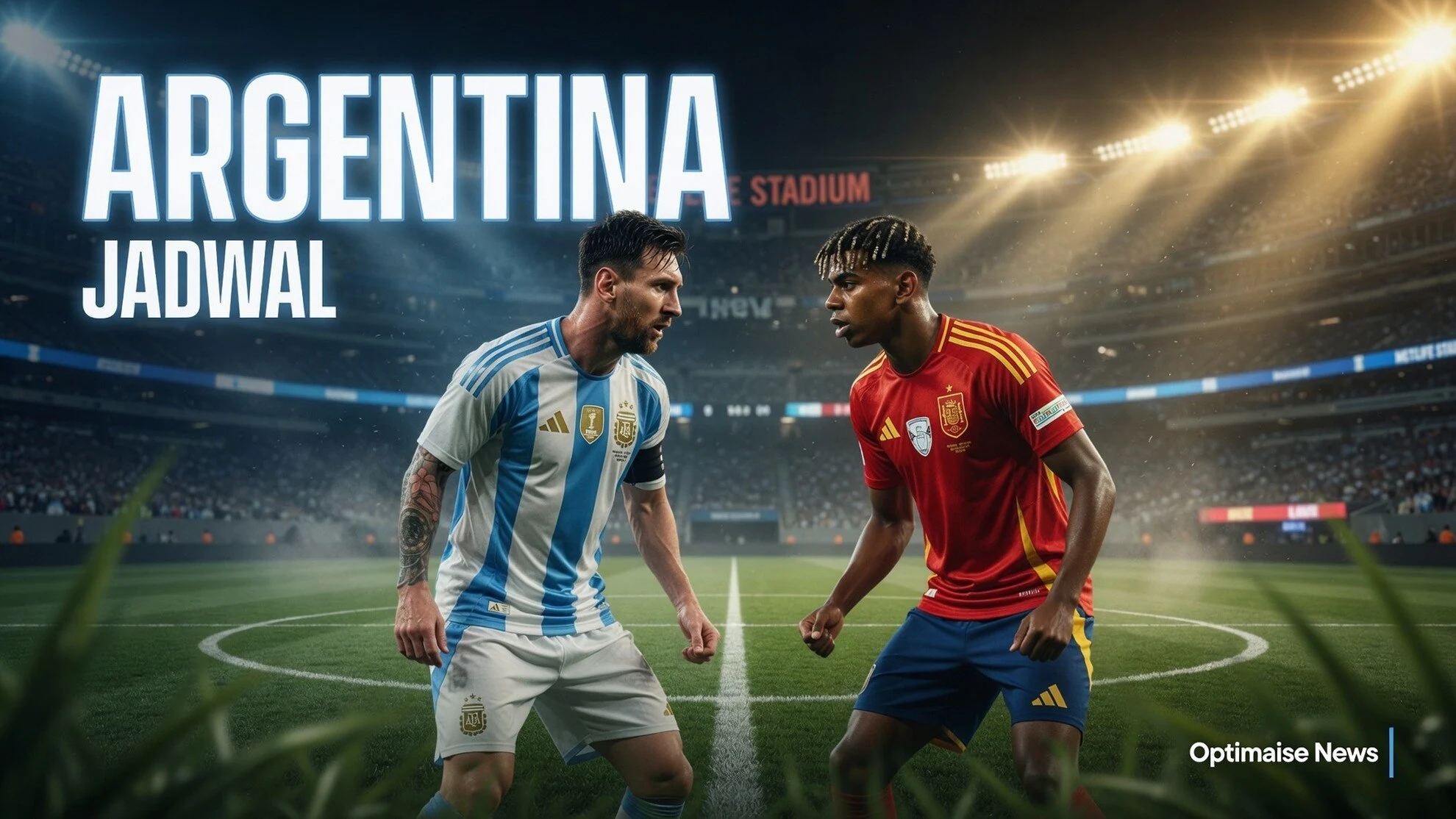 Cek prediksi spanyol vs argentina: Formasi & Kick-off Final