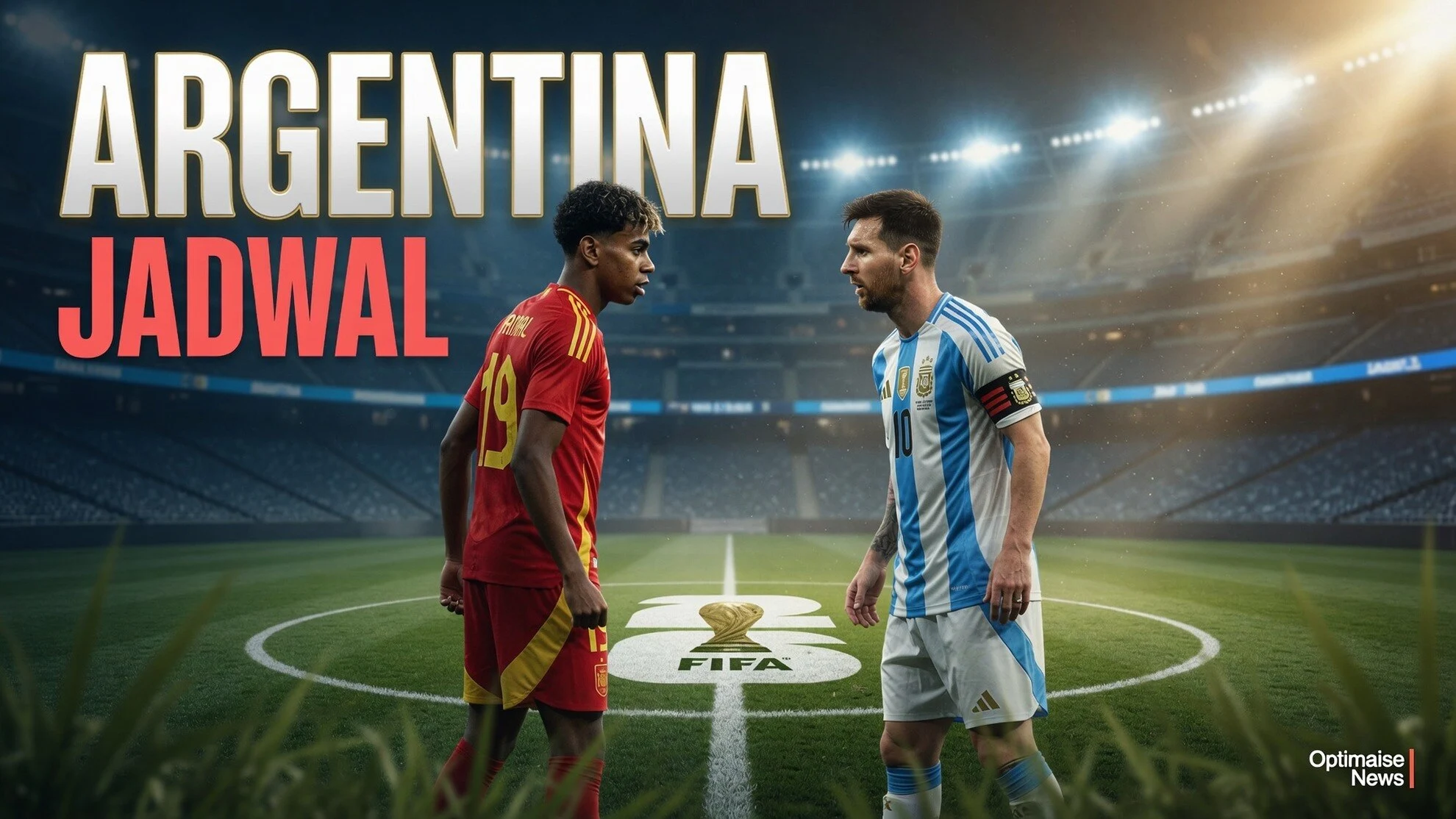 Cek prediksi spanyol vs argentina: Yamal Starter Lawan Messi