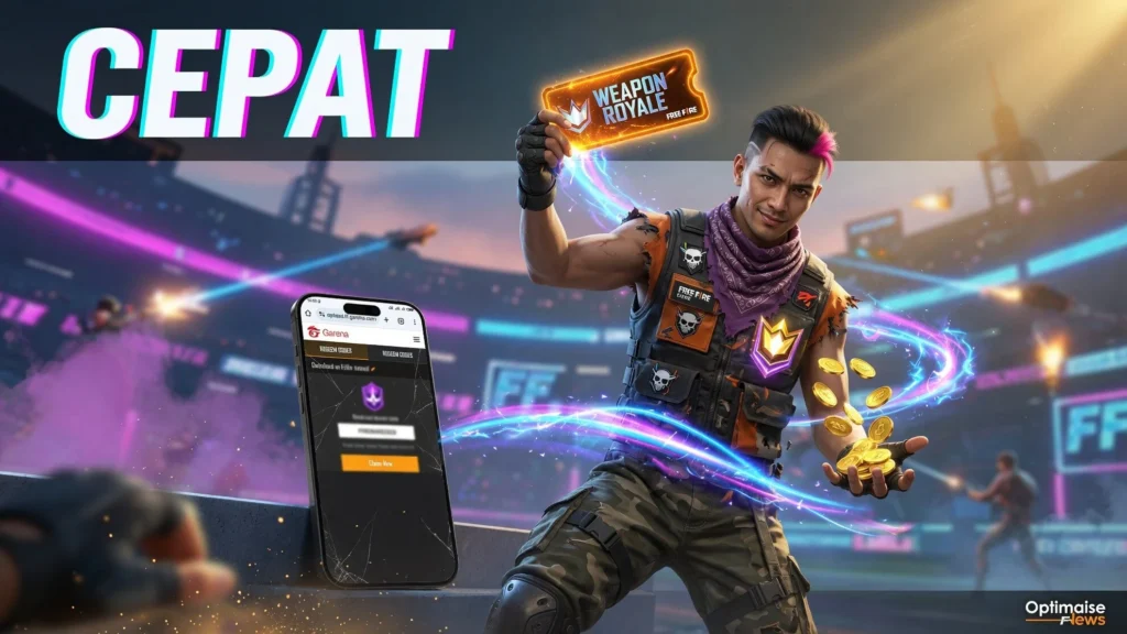 Cepat Klaim Weapon Royale Gold: Kode FF 14 Juli 2026