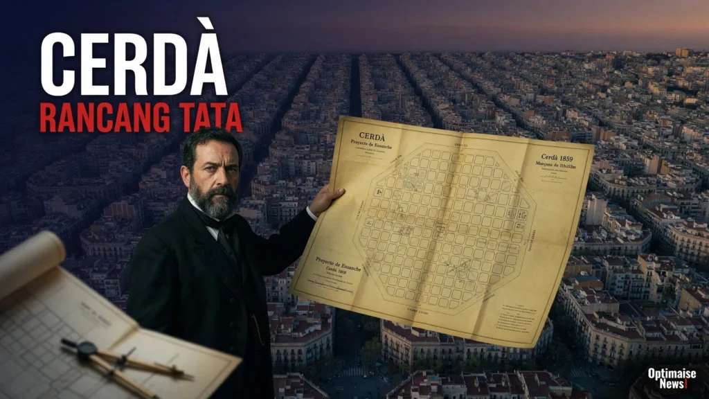 Cerdà Rancang Tata Kota Barcelona 1859, Masih Diikuti 160 Tahun