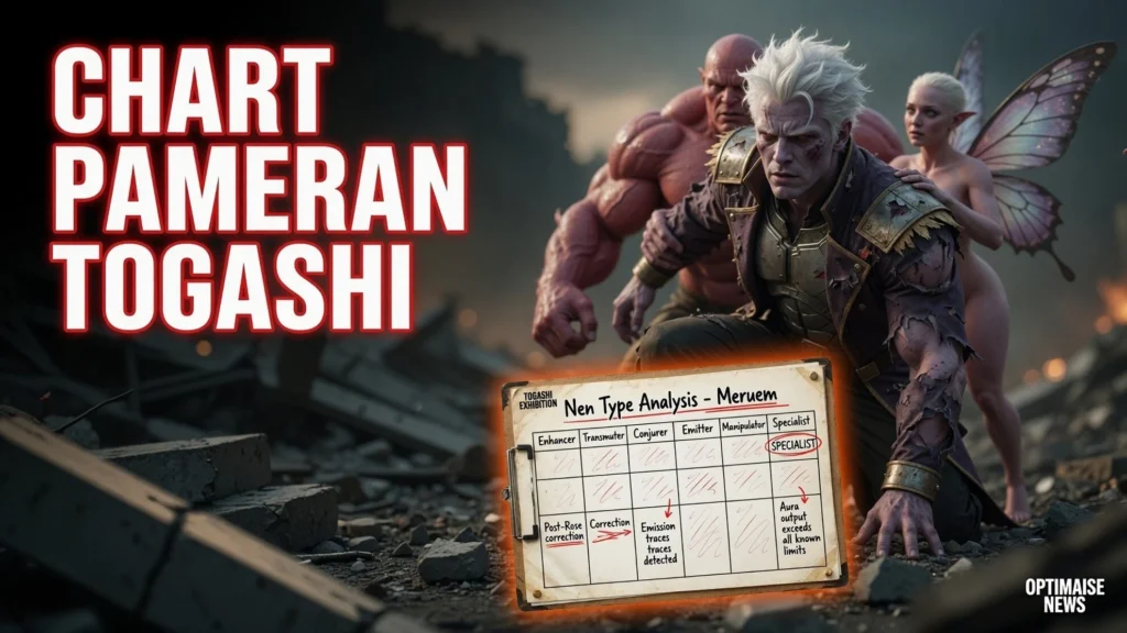 Chart Pameran Togashi Koreksi 7 Tipe Nen HxH, Meruem Jadi Emission