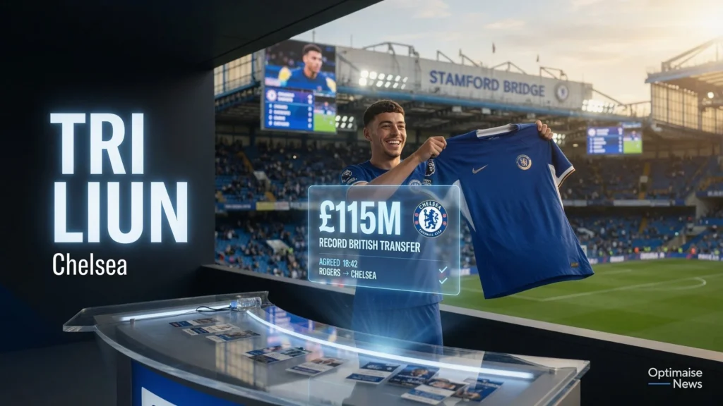 Chelsea Puncaki Transfer 2026 lewat Rogers Rp2,82 Triliun