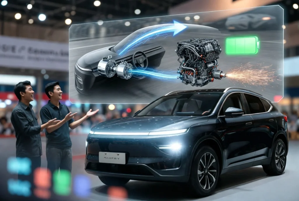 Chery J6T CSH Hadir GIIAS 2026 Pakai REEV Klaim 1000 Km