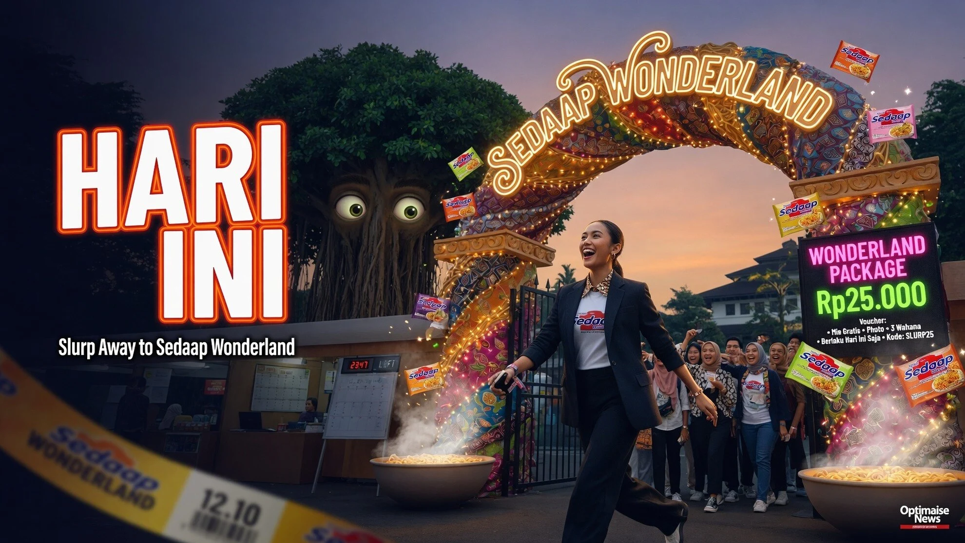 Come See Mie Fest Bandung: Wonderland Package Rp25 Ribu Isi 4 Hari